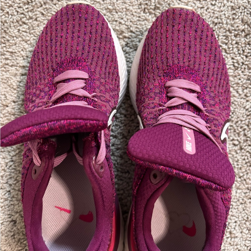 Nike Kids Purple and Pink Sneakers
